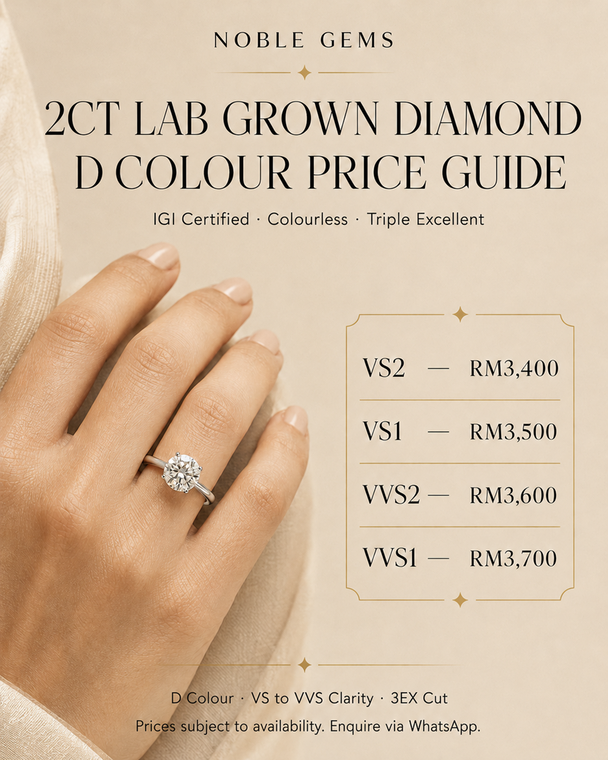 2ct Round Brilliant IGI Lab Grown Diamond