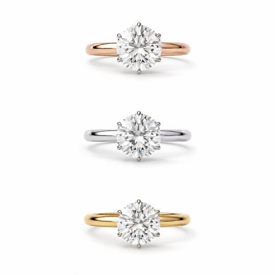 Solitaire 6 Prong Classic | Ring Setting Only