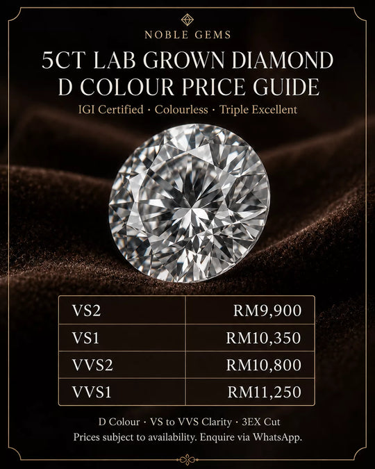 5ct Round Brilliant IGI Lab Grown Diamond