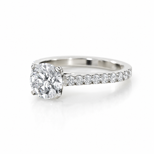 Pavé 4 Prong Classic | Ring Setting Only