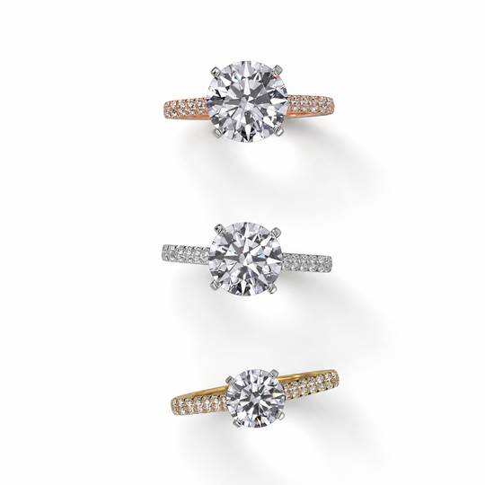 Pavé 4 Prong Classic | Ring Setting Only