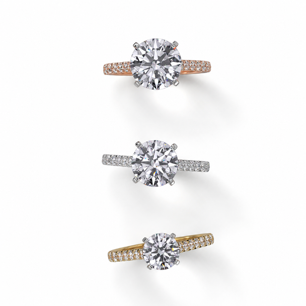 Pavé 4 Prong Classic | Ring Setting Only