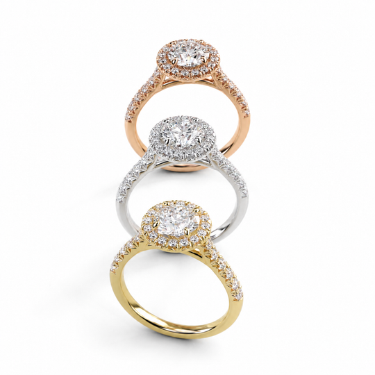 Halo Pave Band | Ring Setting Only