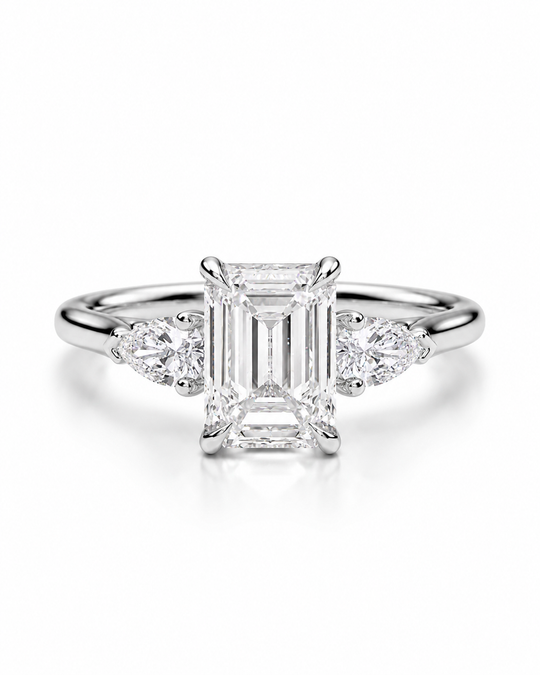 2ct IGI Emerald Set Design