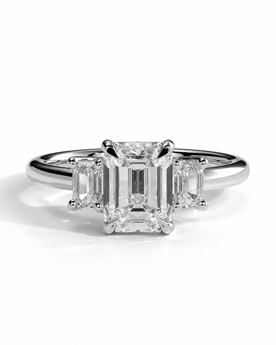 2ct IGI Emerald Set Design