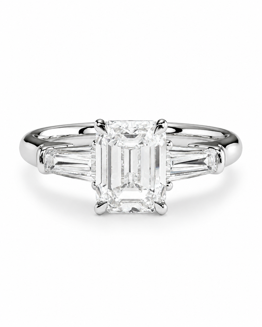 2ct IGI Emerald Set Design